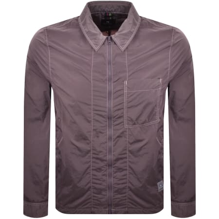 希少 00s paul smith gabardine box jacket M Paul Smith Lightweight Jacket Purple | Mainline Menswear us